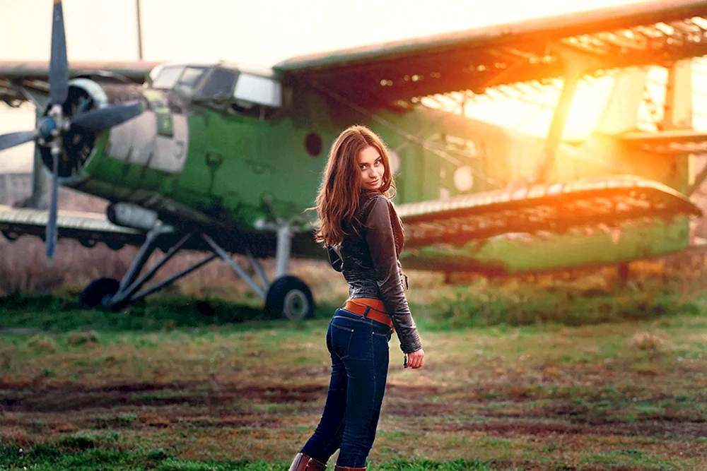 Airplane girl