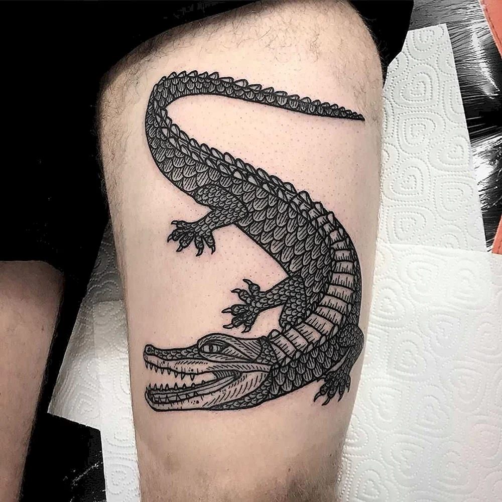 Alligator Tattoo Designs