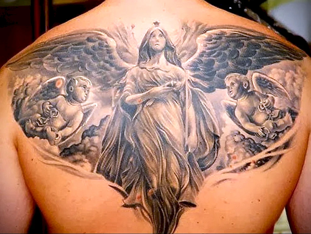 Angel Realism Tattoo