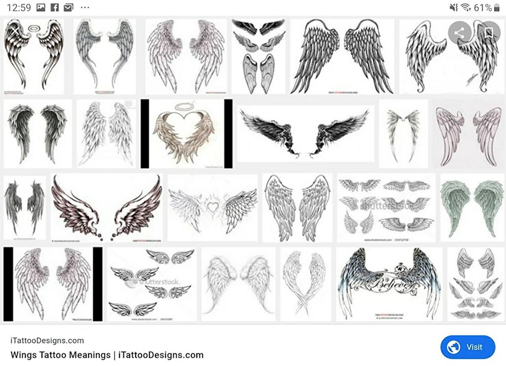 Angel Wings Sketch