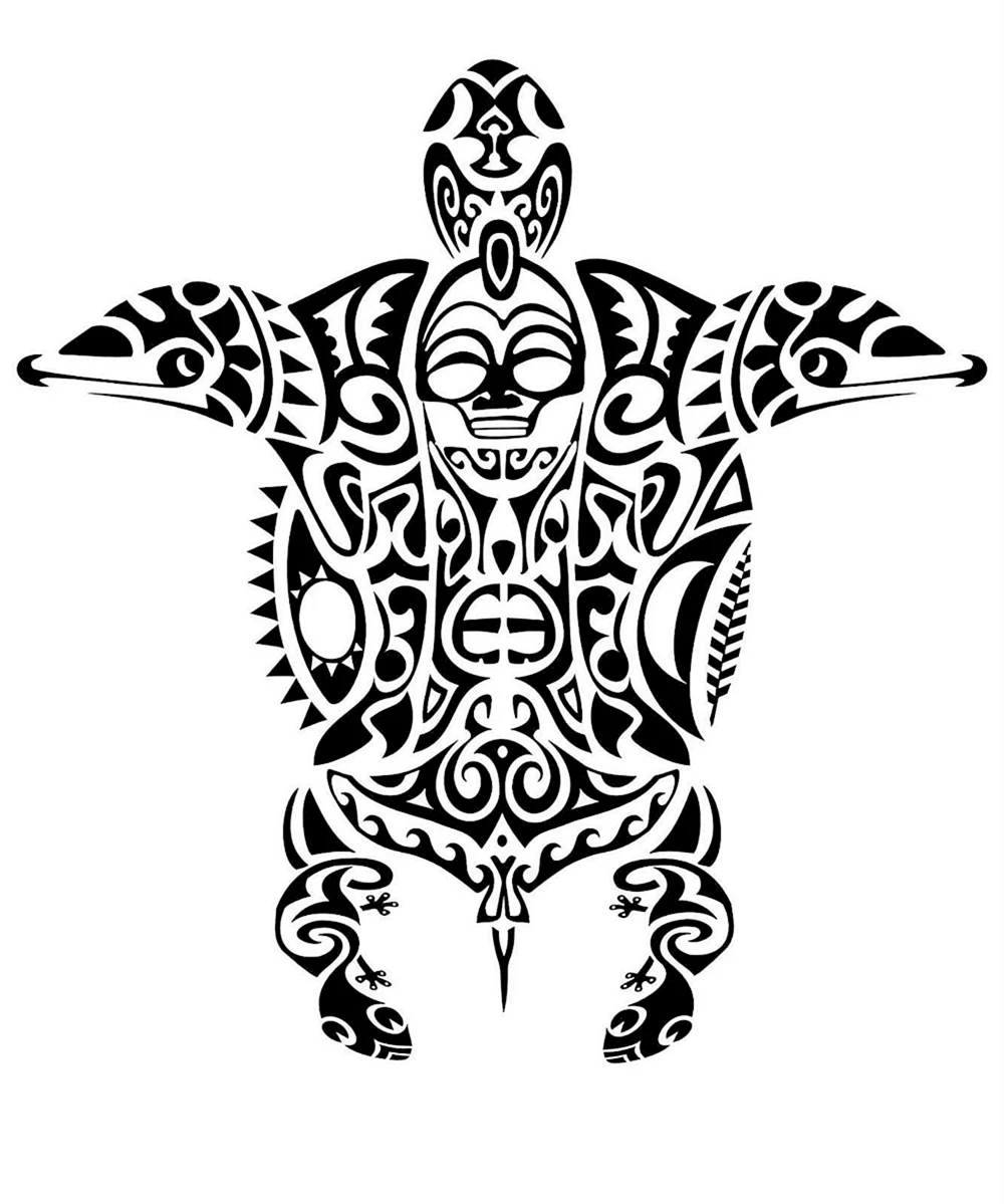 Animal Maori Tribal Tattoo Design