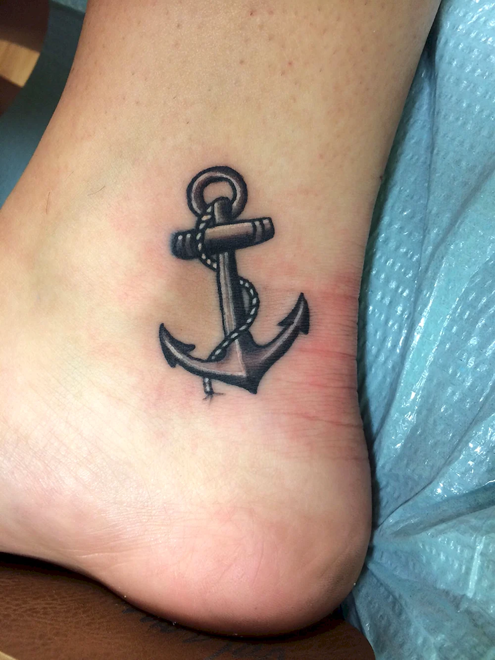 Ankle Anchor Tattoo