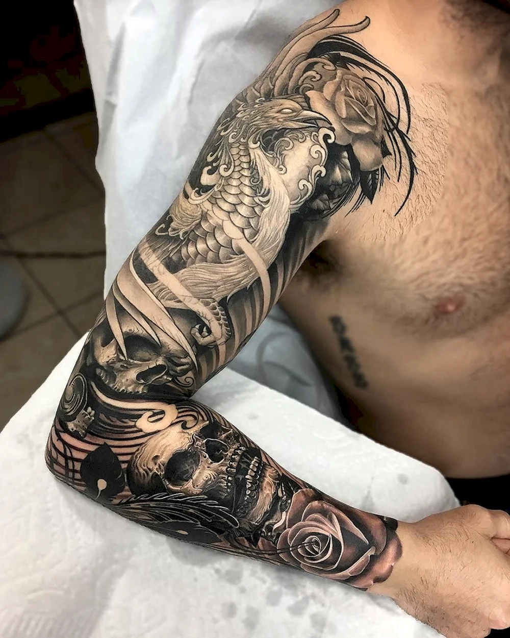 Artistic Tattoo Sleeve