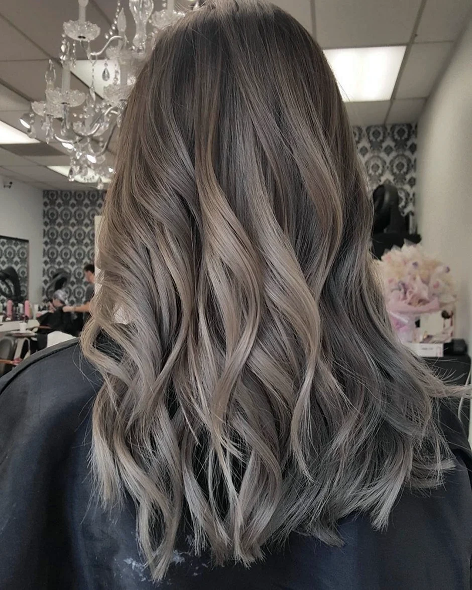 Ash Gray hair Color