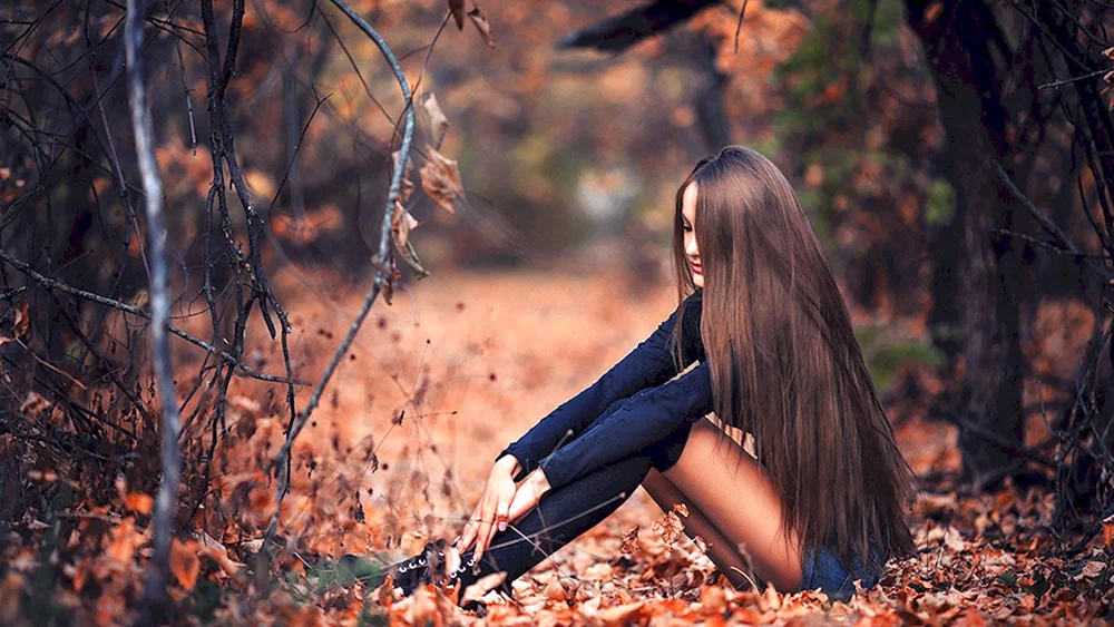Autumn brunette