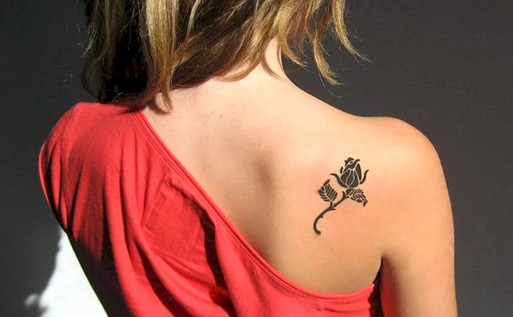 Back Shoulder small Tattoo