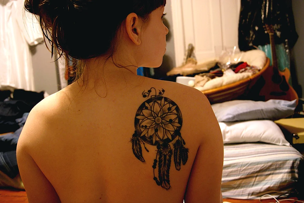 Back Tattoo girl