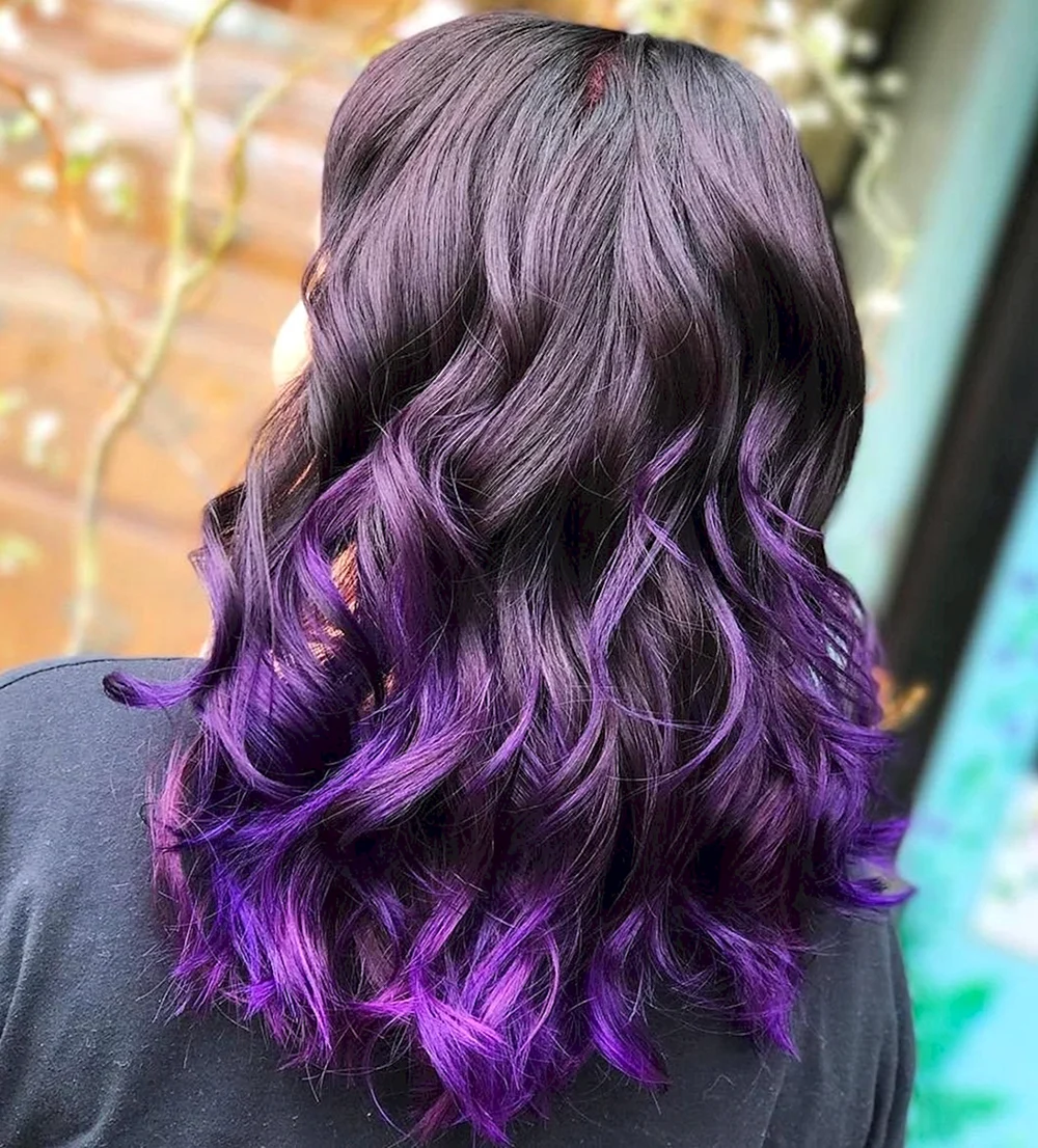 Balayage Purple