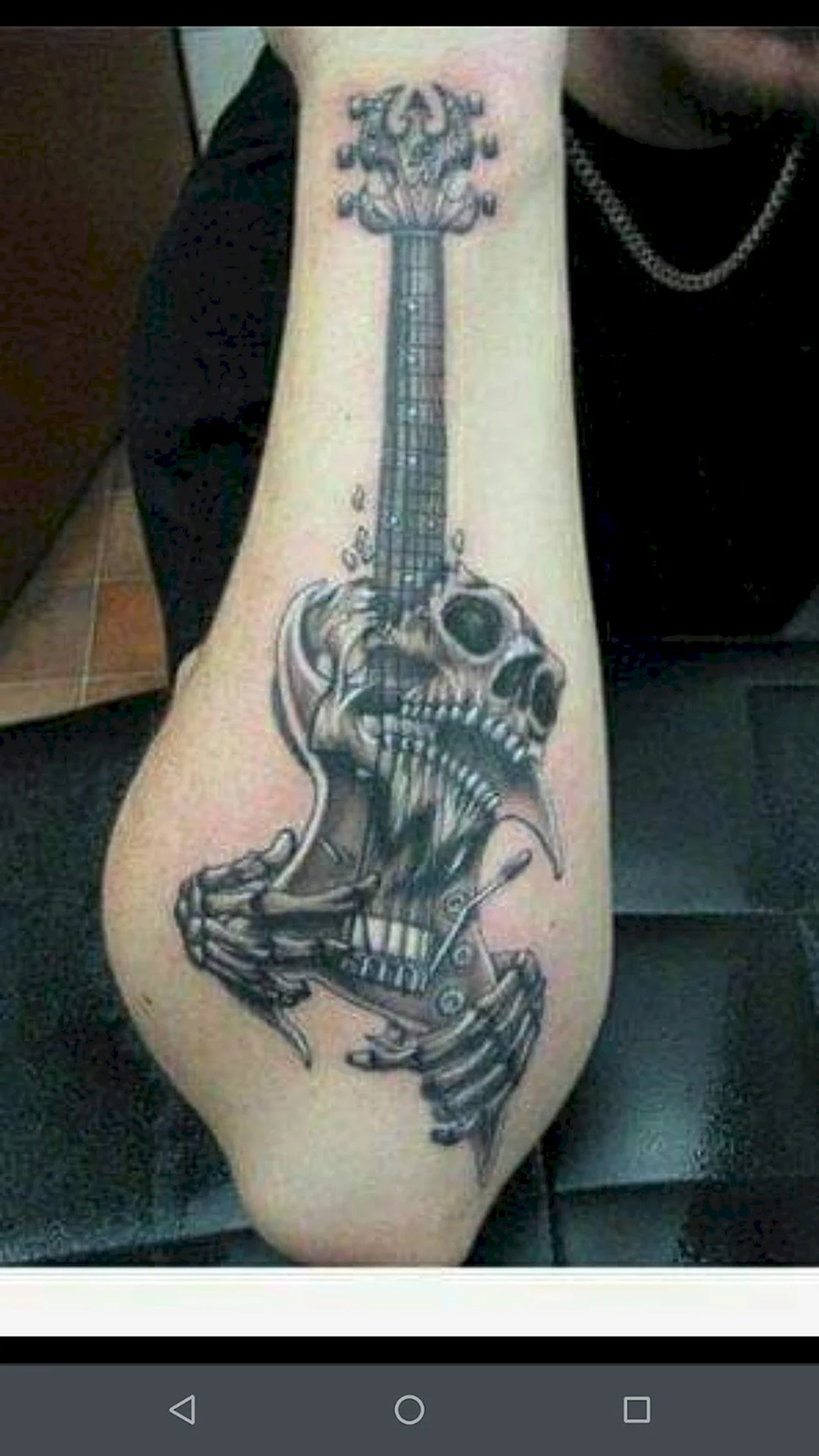 Bass Guitar Tattoo