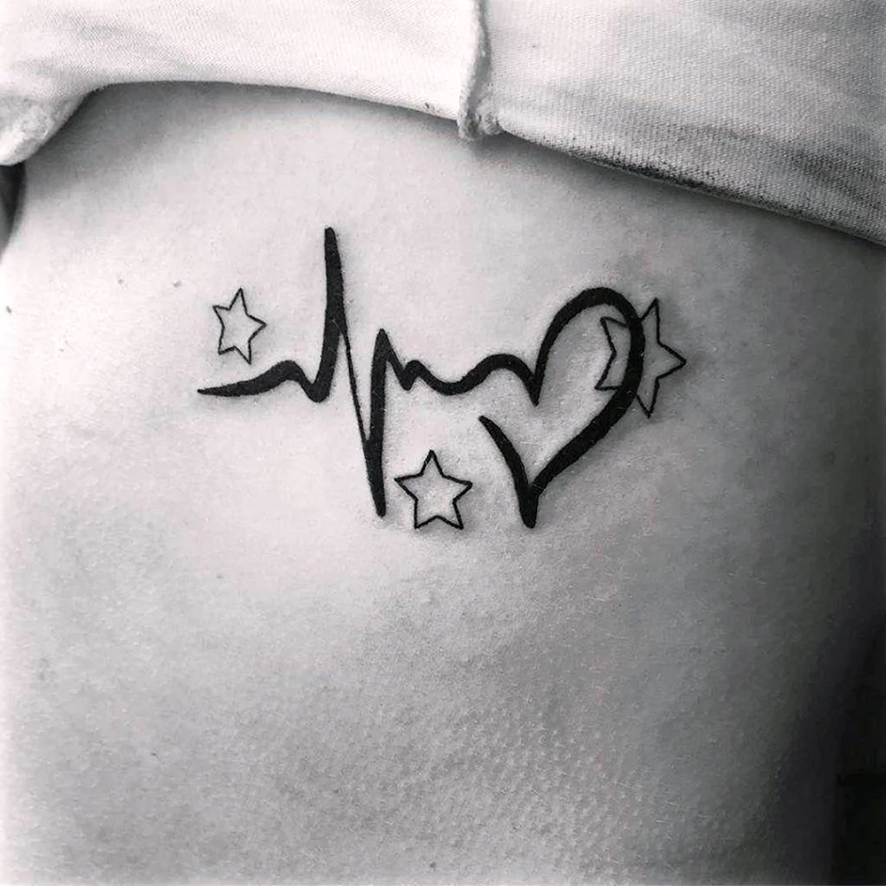 Batimento cardiaco Tattoo