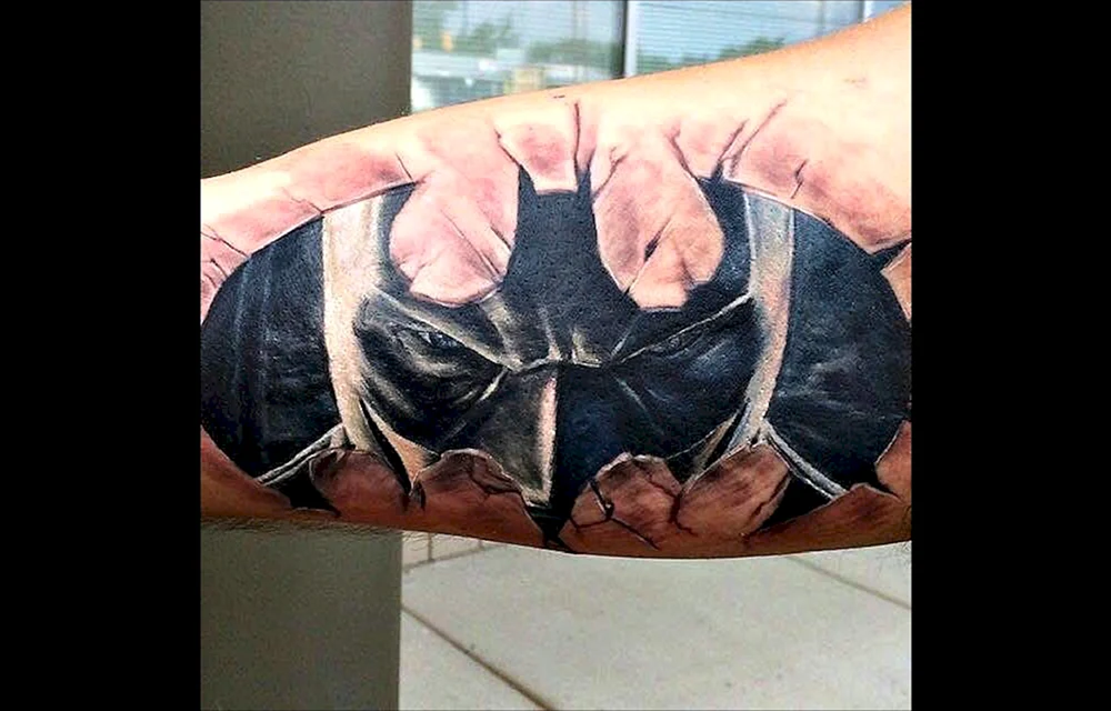 Batman vs Superman Tattoo