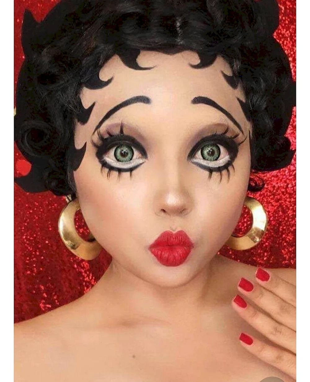 Betty Boop Makeup