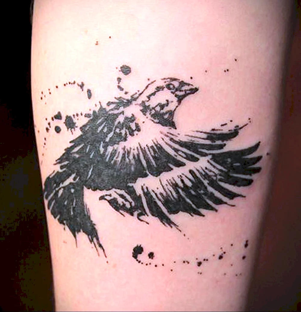 Bird Black Tattoo