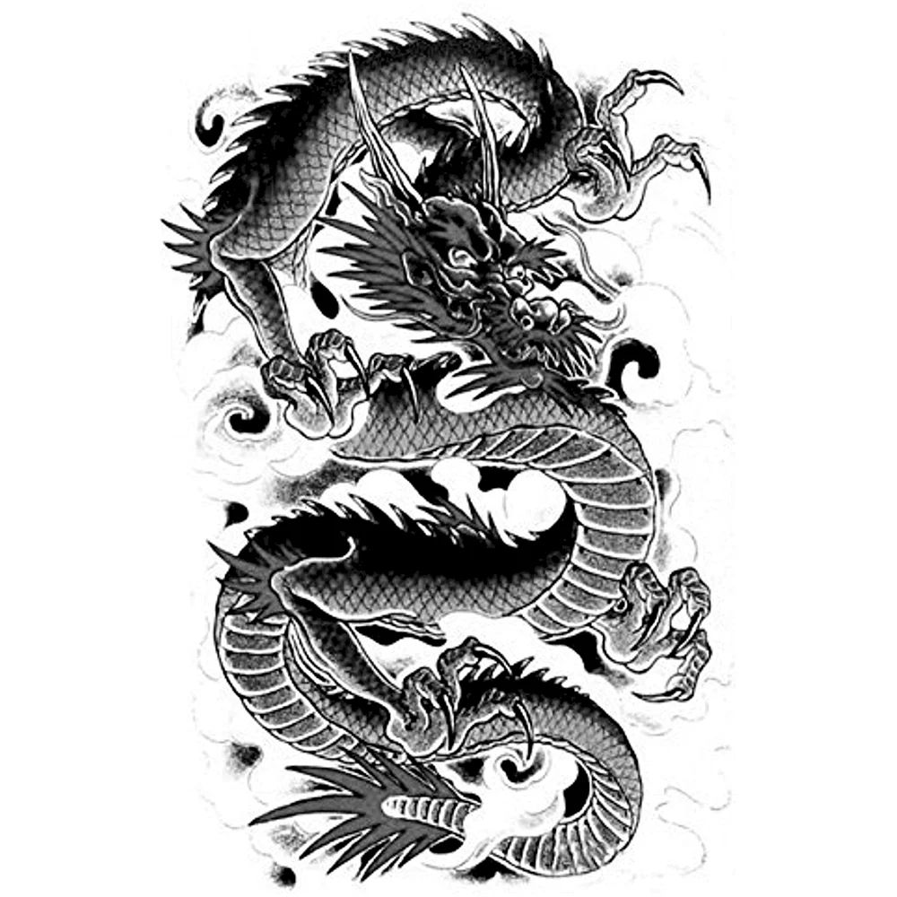 Black Chinese Dragon