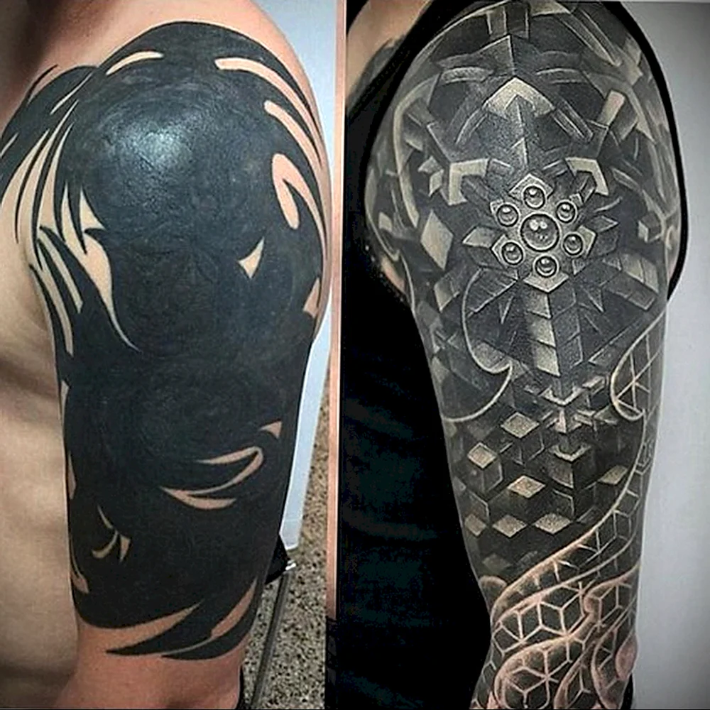 Black Tattoo Cover up