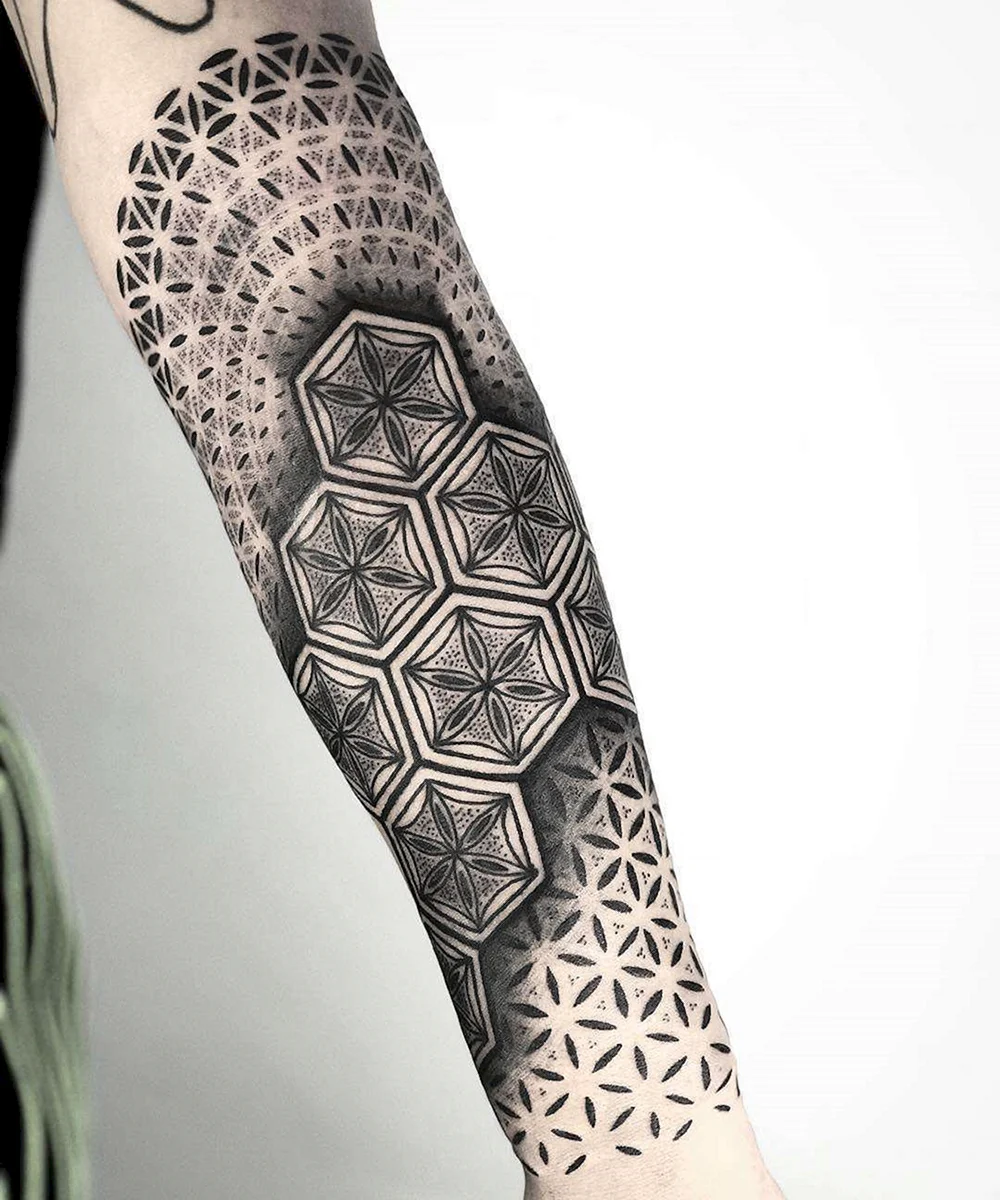 Blackwork ornamental Tattoo