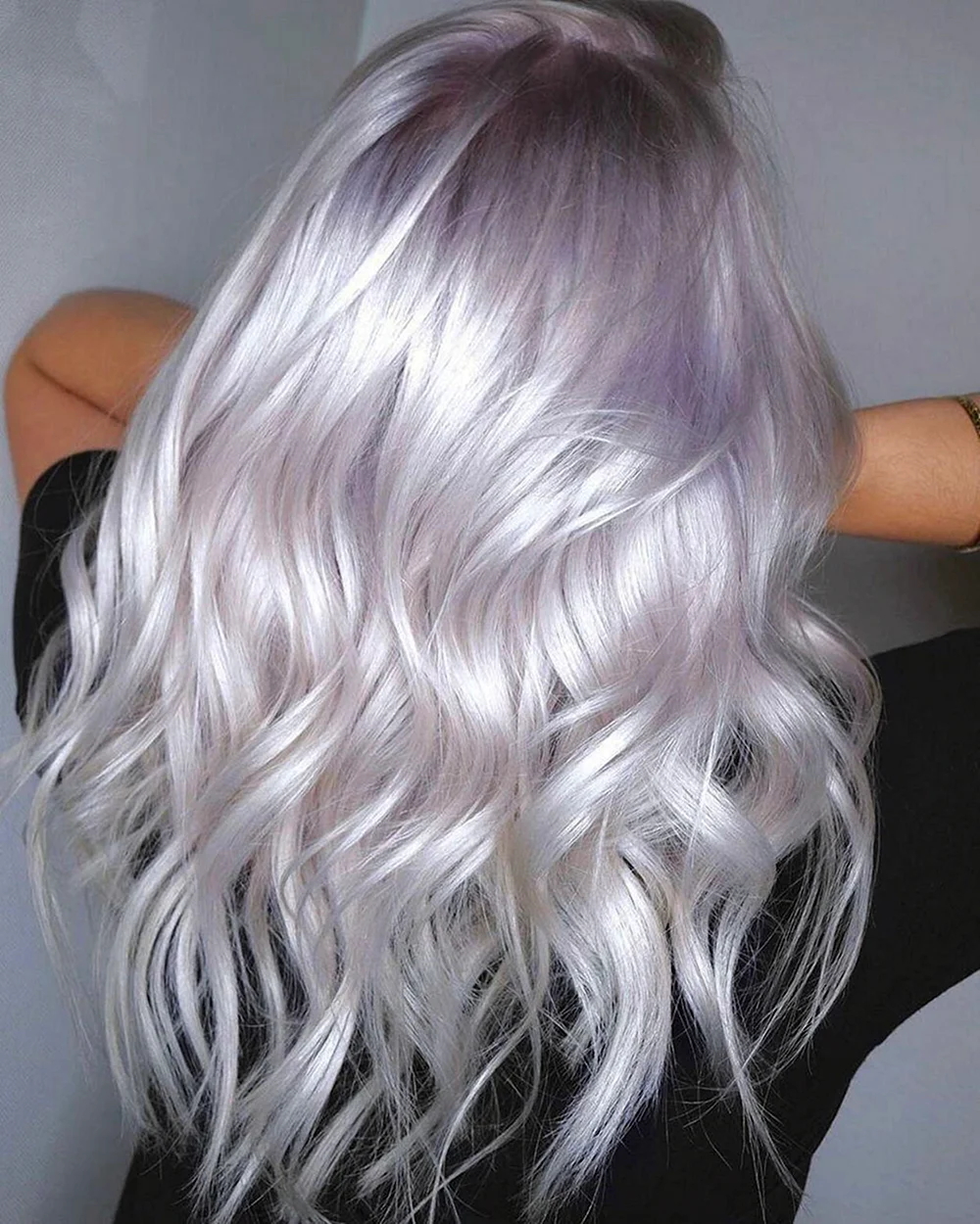 Blonde Silver hair