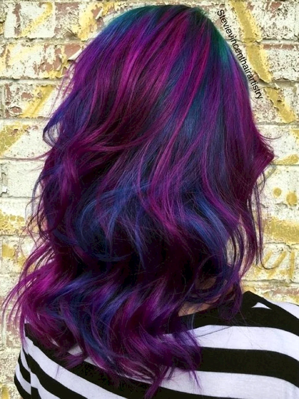Blue Purple hair