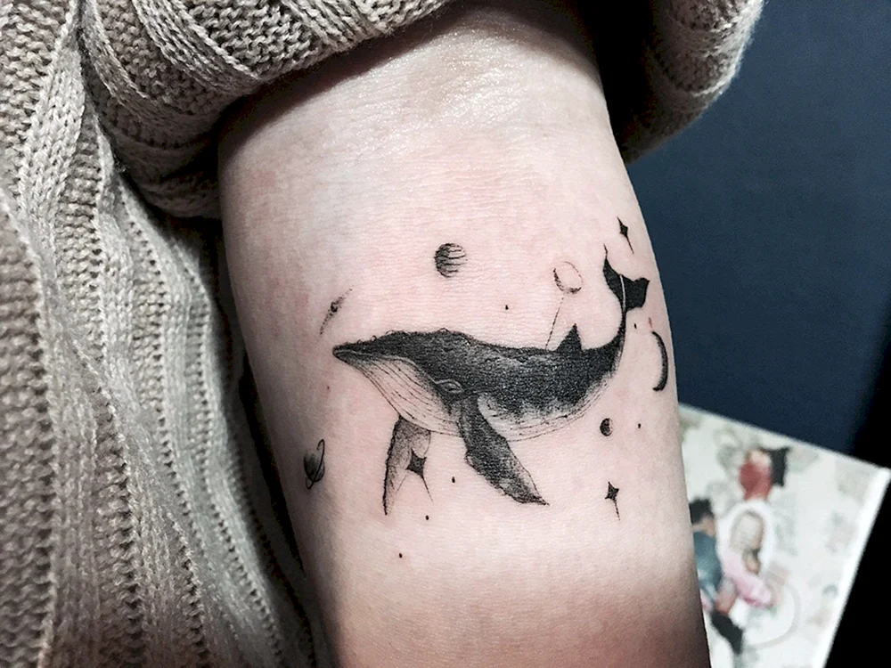 Blue Whales Tattoo