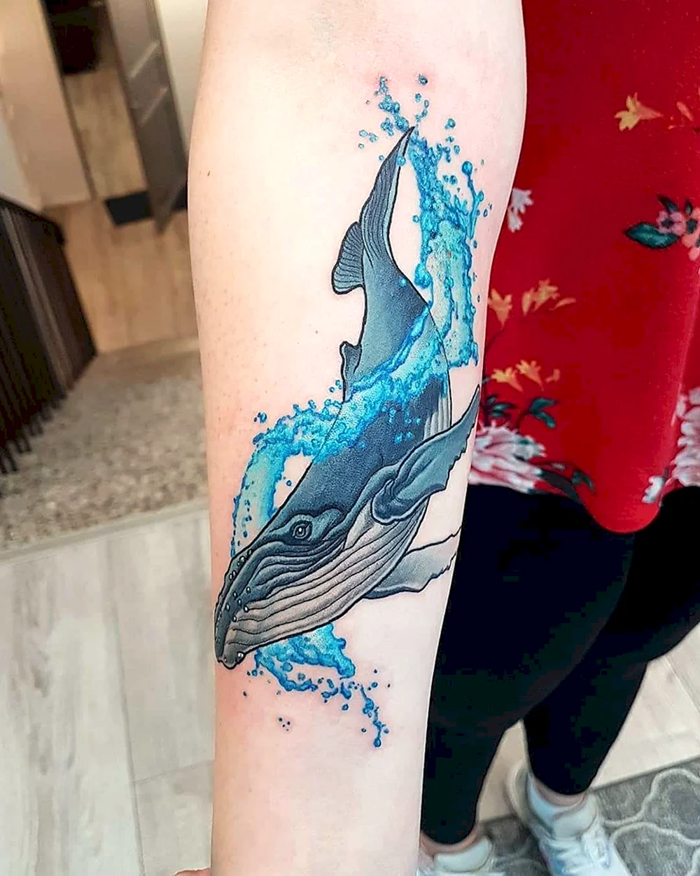 Blue Whales Tattoo