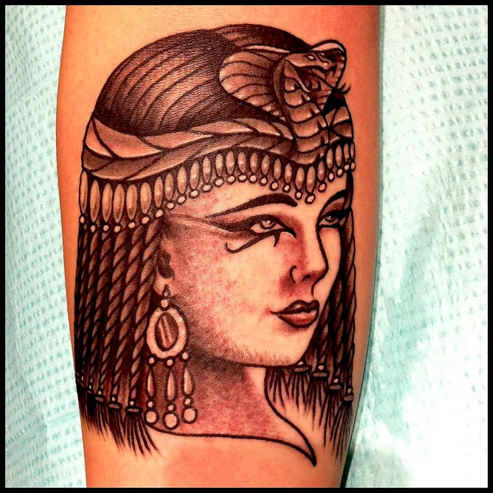 Богиня Клеопатра тату