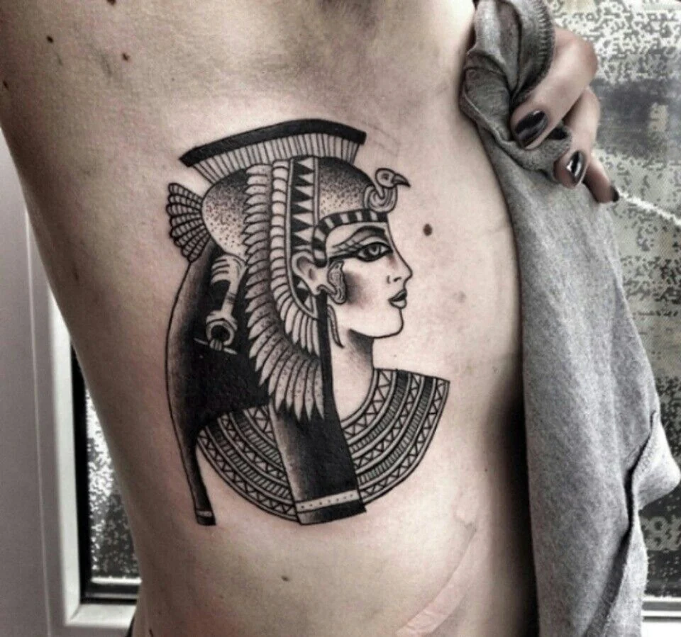 Богиня Нефертити тату