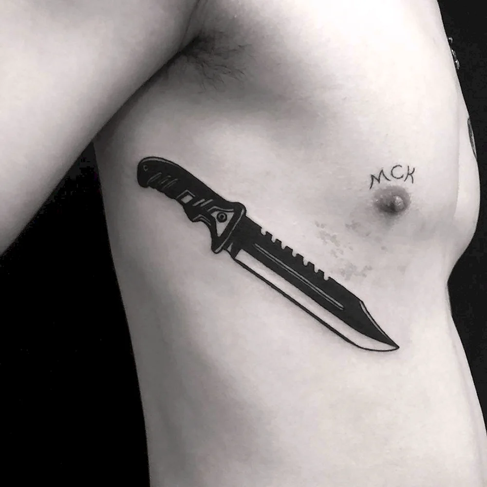 Bowie Knife Tattoo