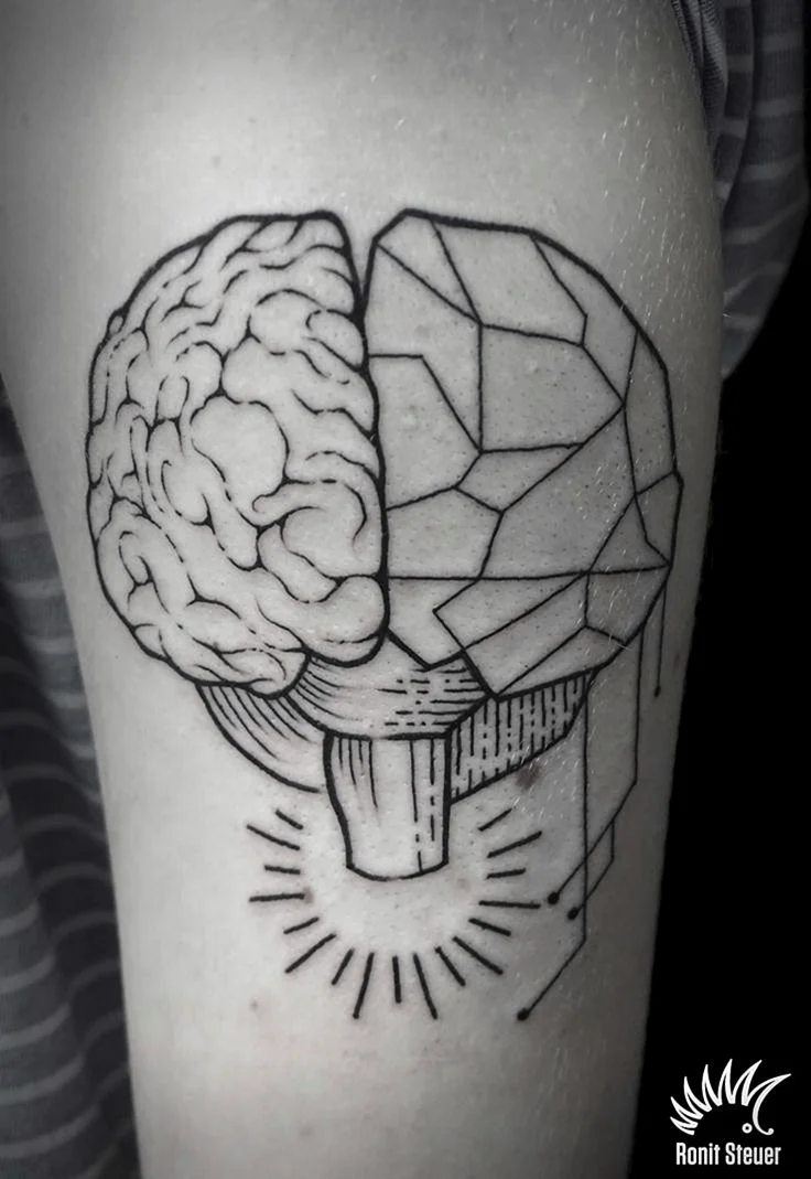 Brain Tattoo