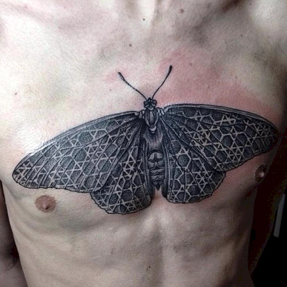 Butterfly Black Tattoo Design
