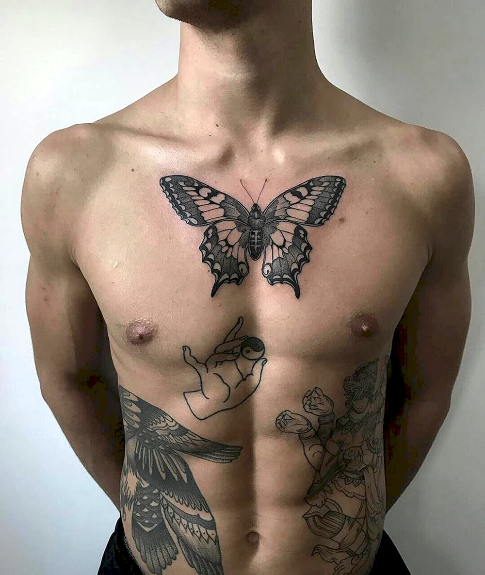 Butterfly men Tattoo
