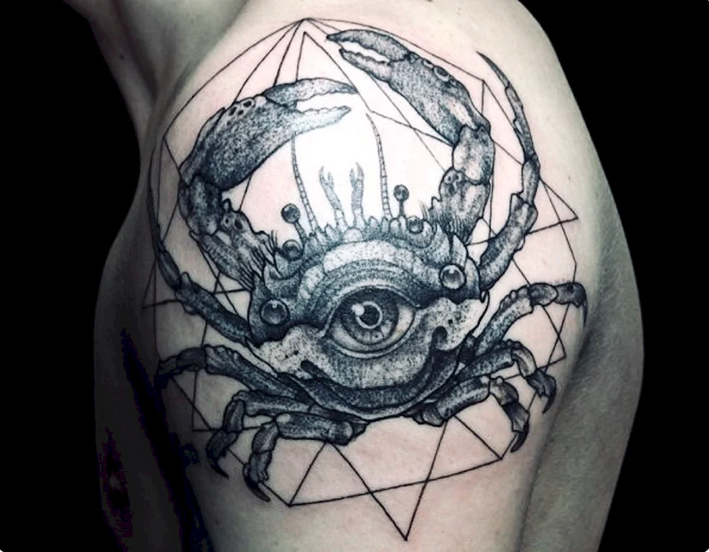 Cancer Manigoldo Tattoo Design