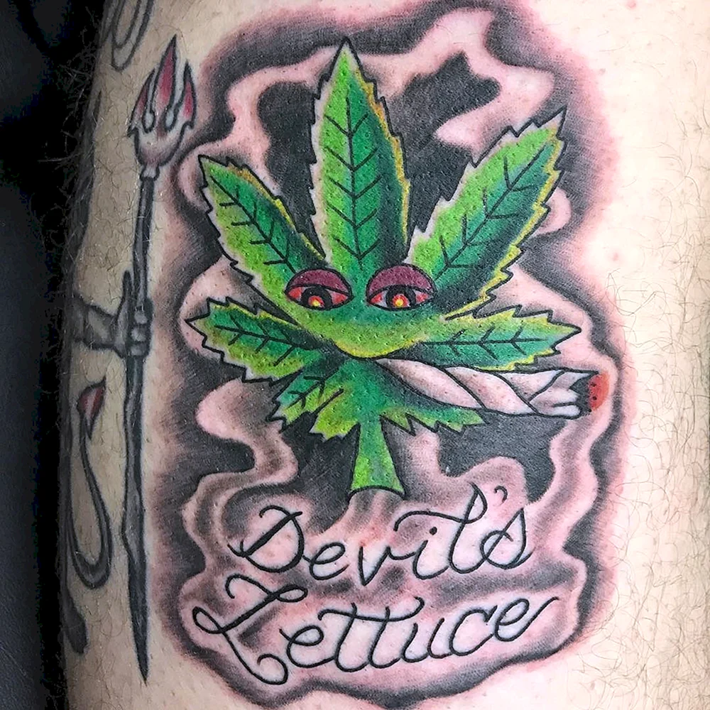 Cannabis Tattoo