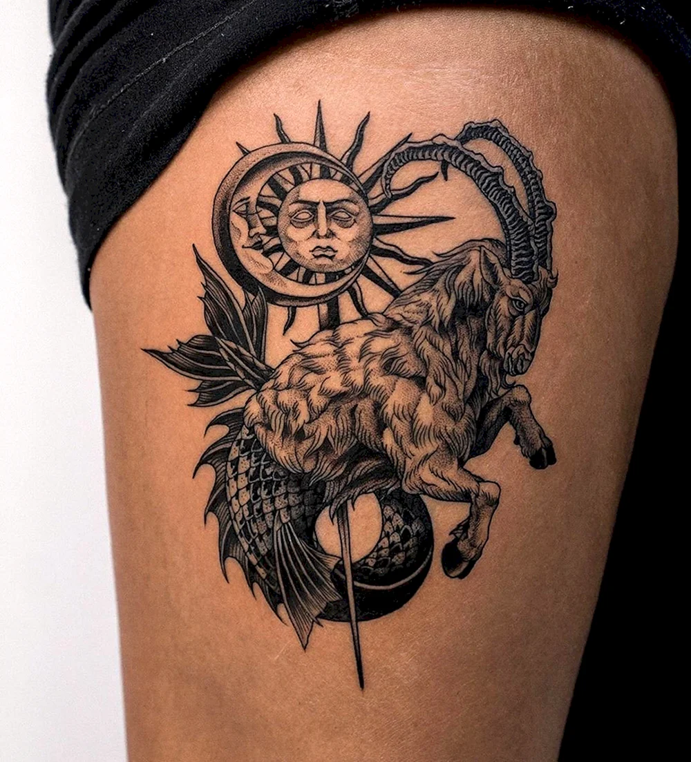 Capricorn Tattoo Козерог