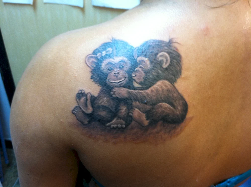 Capuchin Monkey Tattoo