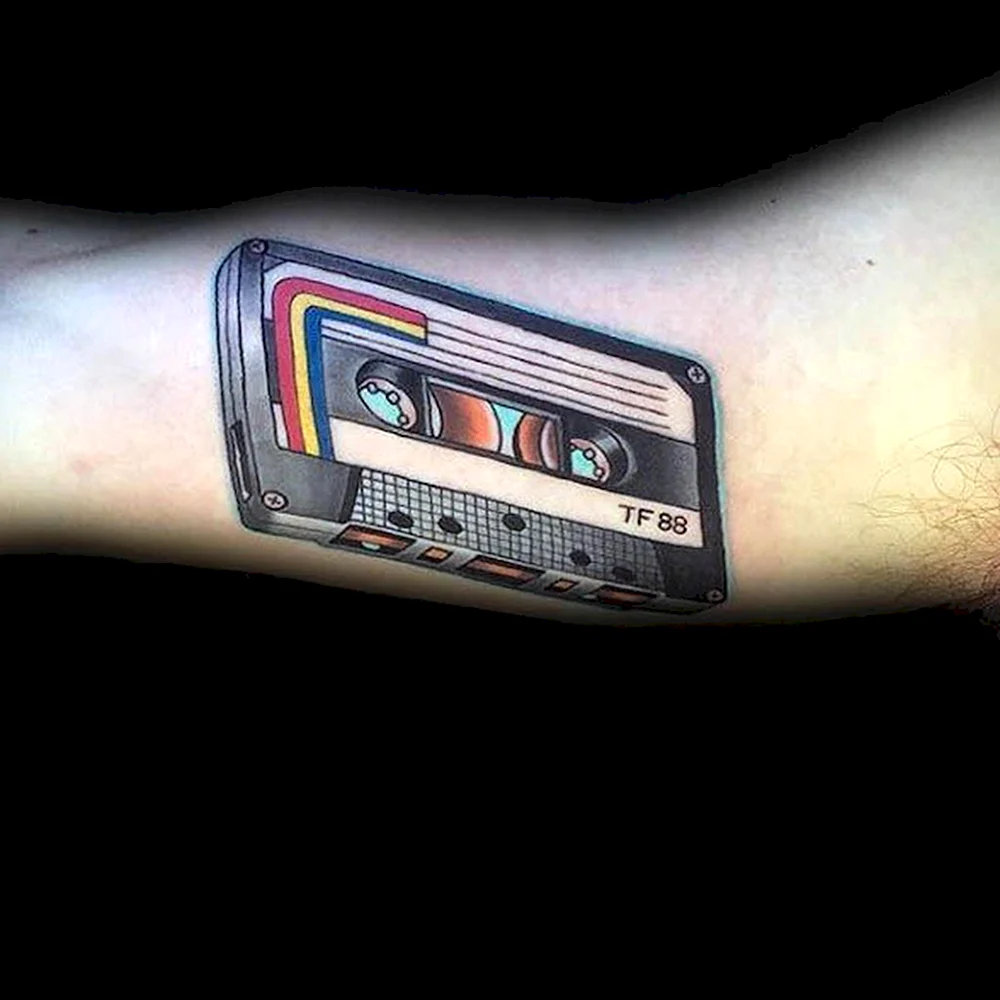 Cassette Tape Tattoo Designs