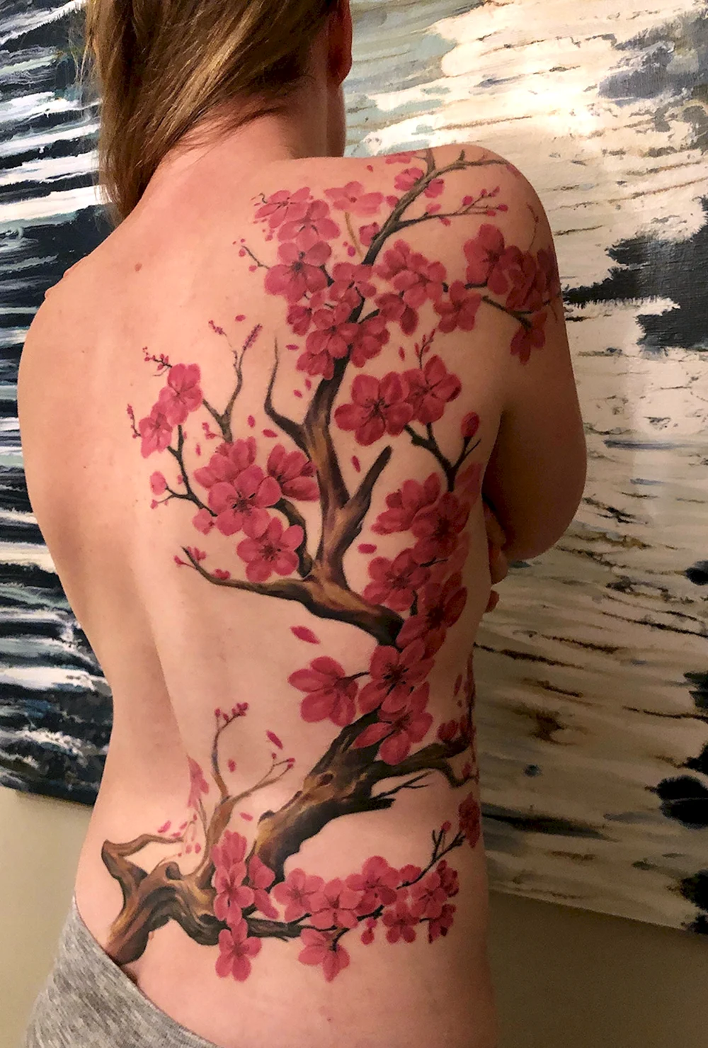 Cherry Blossom Tattoo back