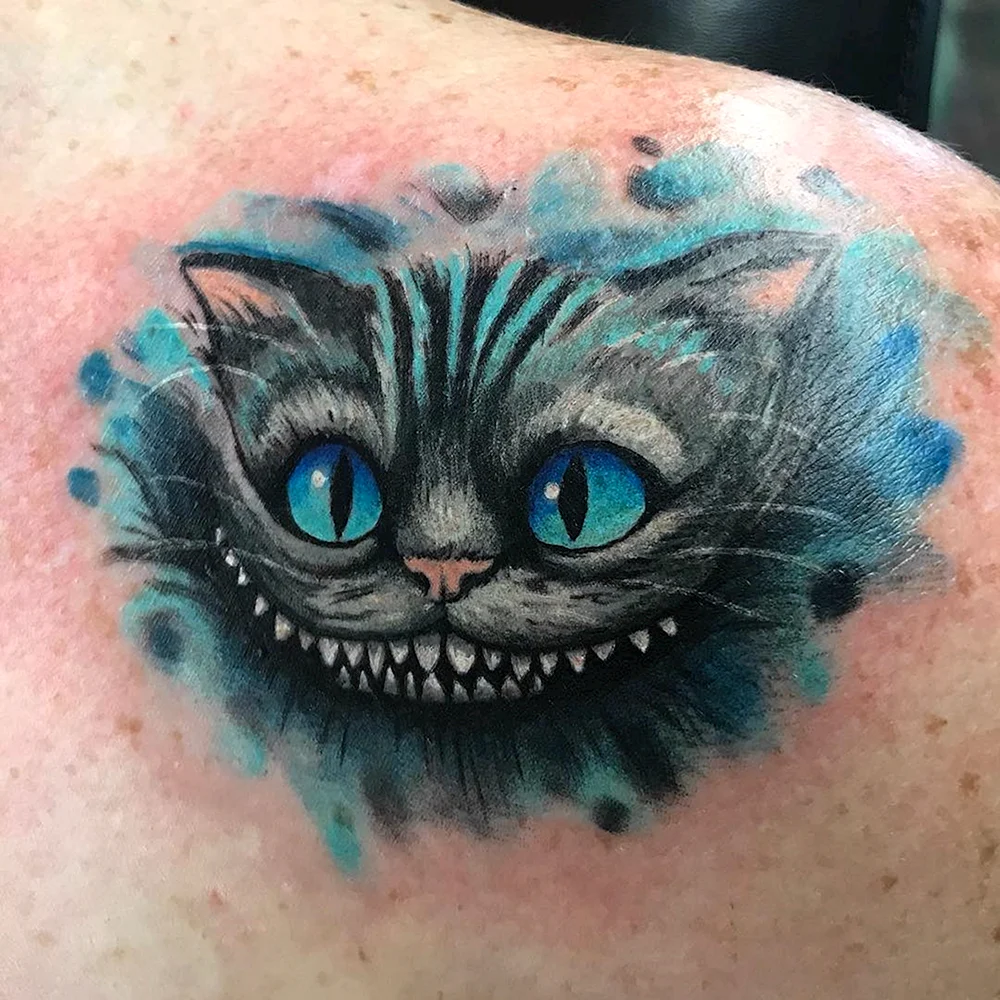 Cheshire Cat Watercolor