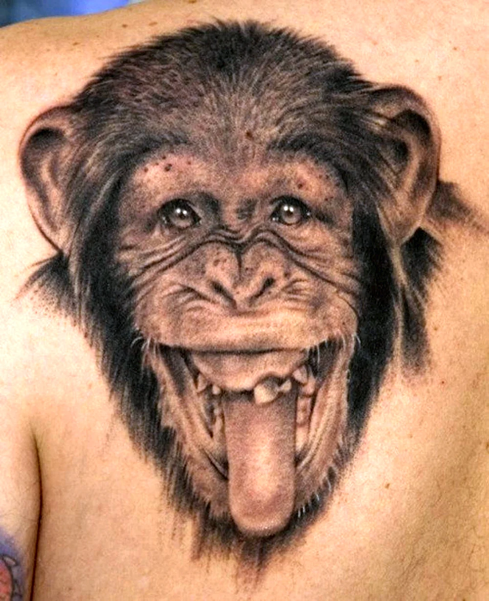 Chimpanzee Tattoo