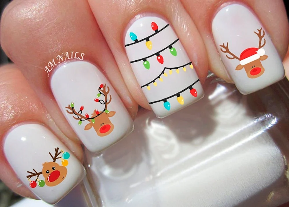 Christmas Manicure for children