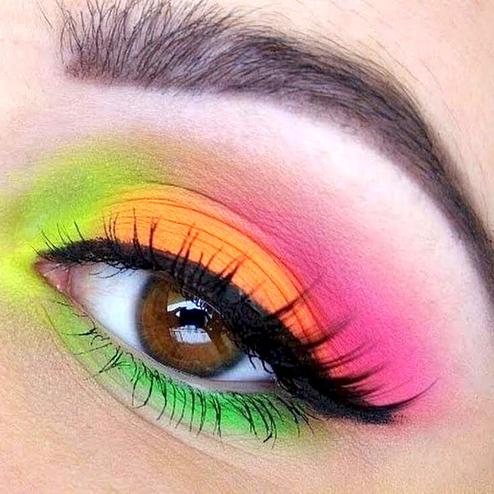 Colorful Rainbow Makeup