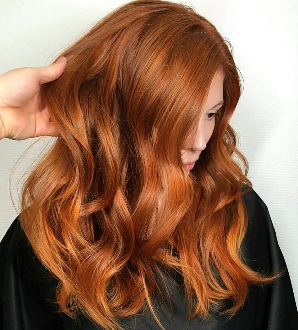 Copper hair