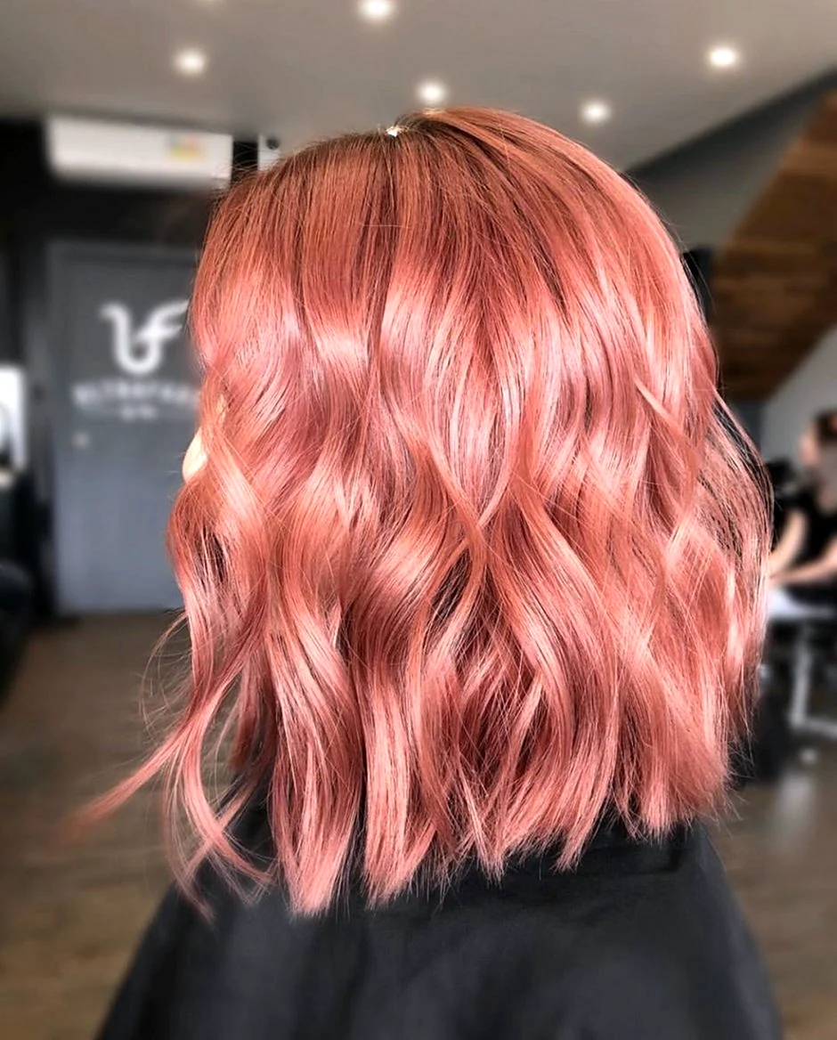 Coral hair Color