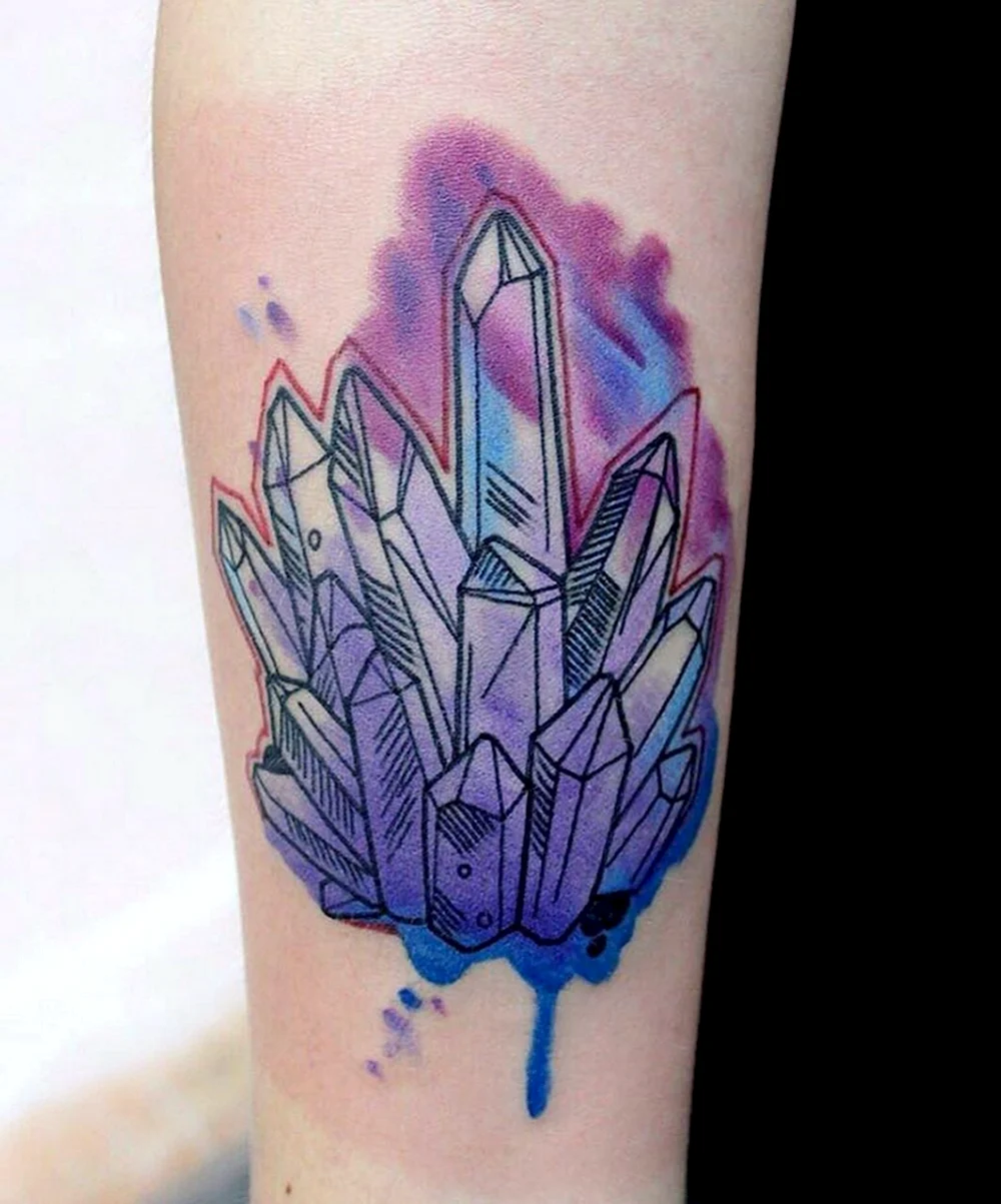 Crystal Tattoo Designs