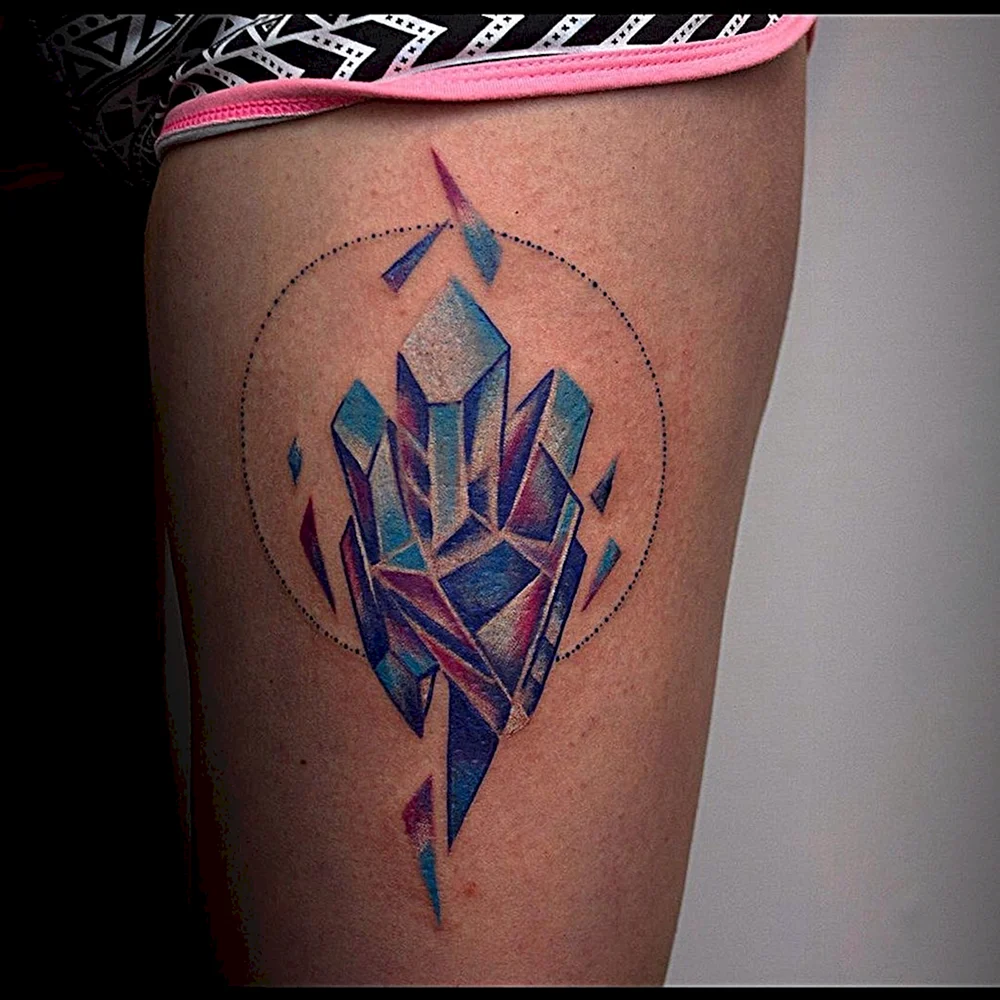 Crystal Tattoo Designs