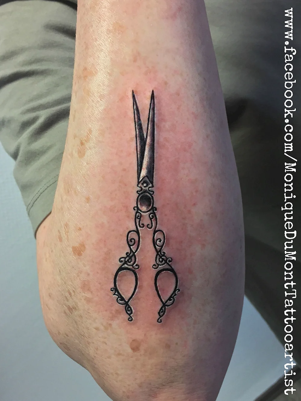 Cute Scissors Tattoo