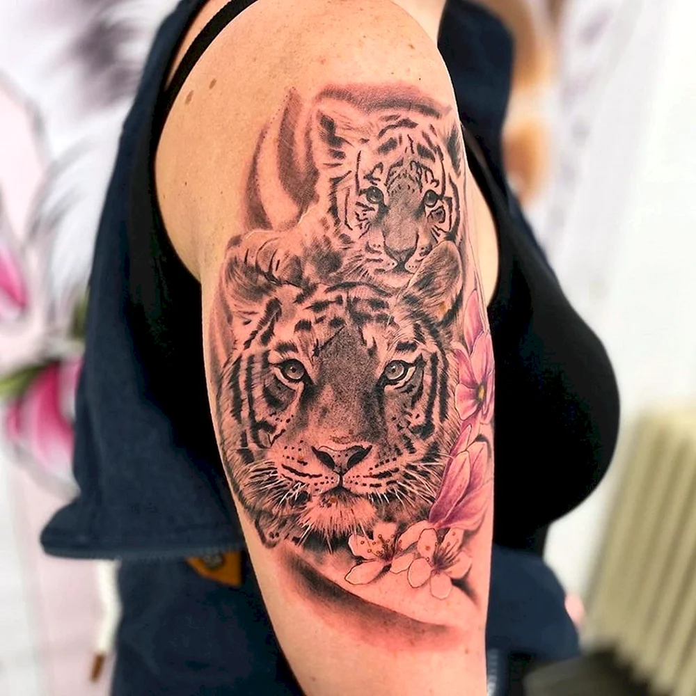 Cute Tiger Tattoo