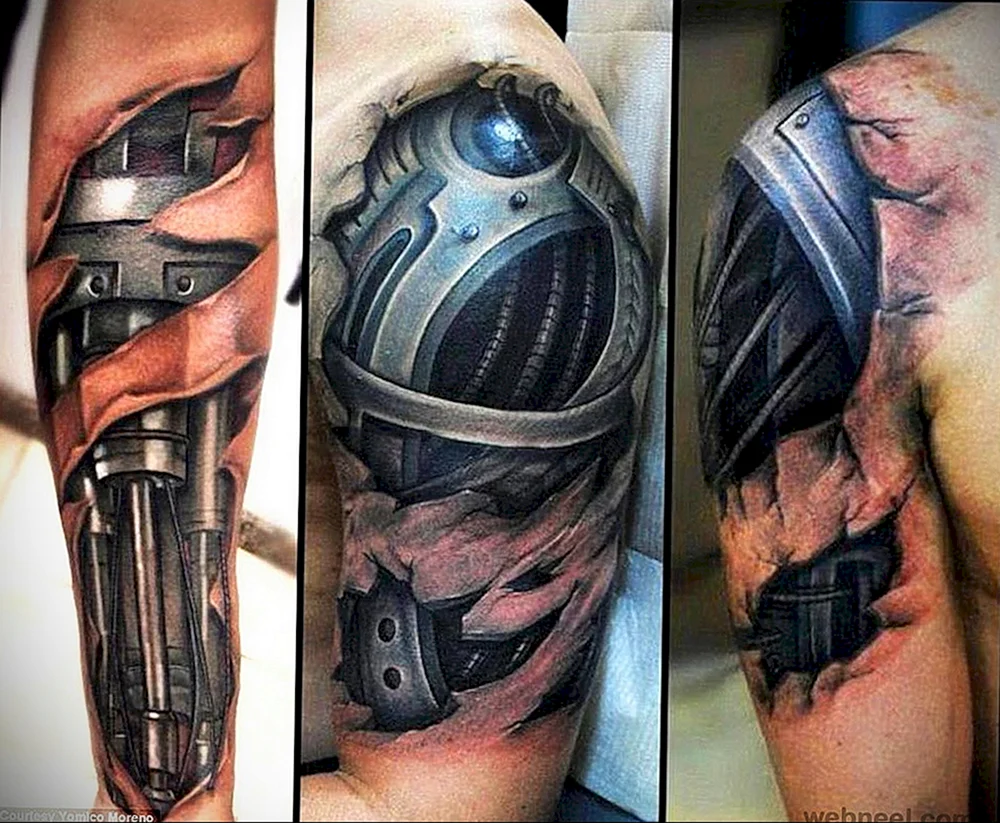 Cyborg hand Tattoo