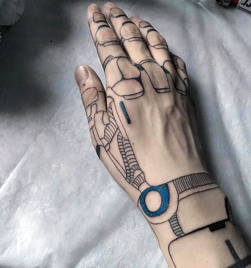 Cyborg hand Tattoo
