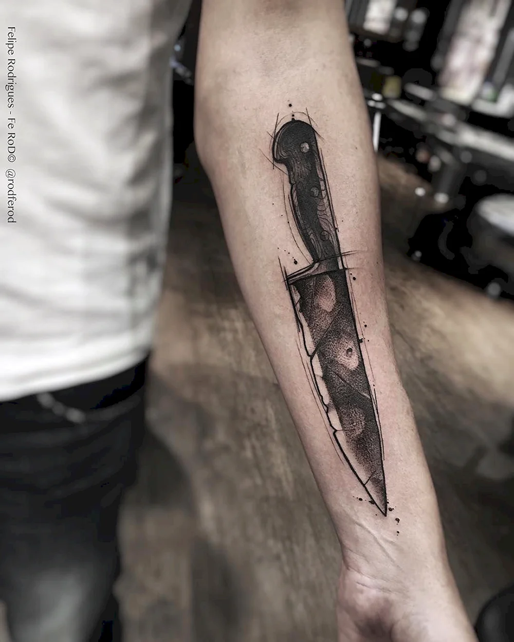 Dagger Knife Tattoo