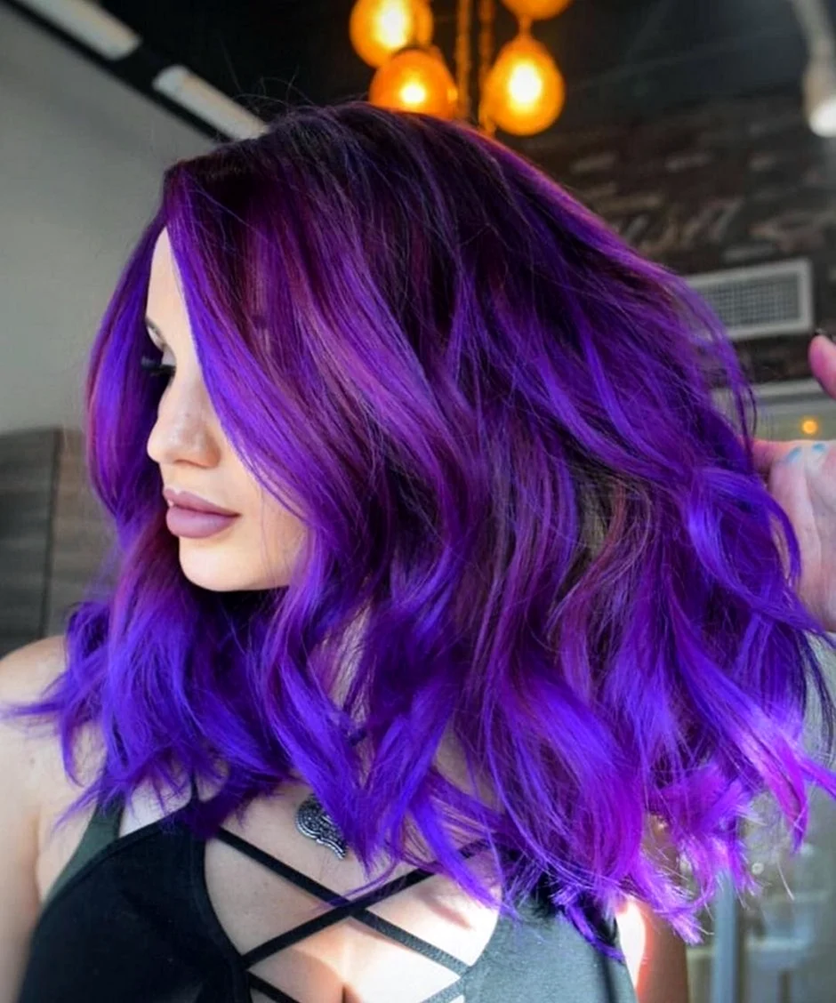 Dark Purple hair